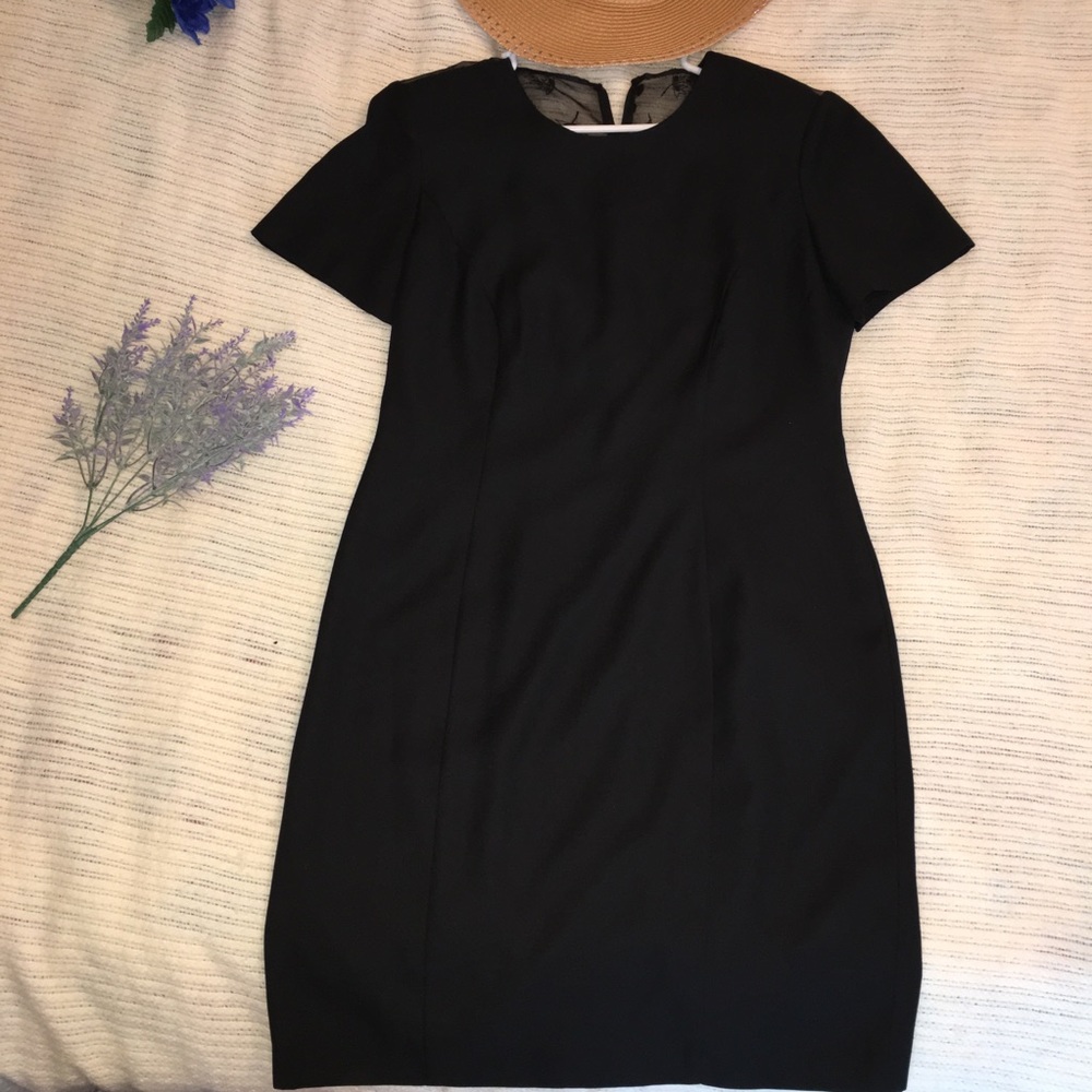 Elegant Black Midi Dress